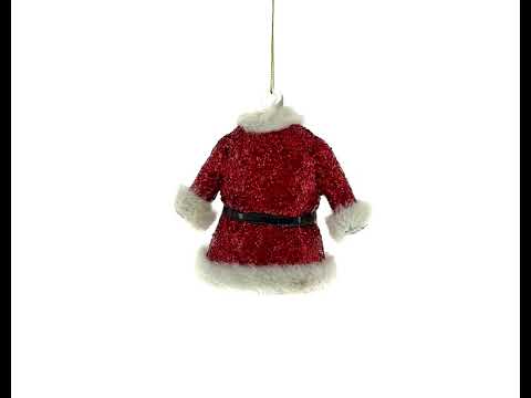 Weihnachtsschmuck aus Glas: Der rote Mantel des Weihnachtsmanns
