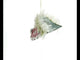 Whimsical Carnival Mask Blown Glass Christmas Ornament