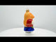 Fox in Traditional Folk Costume Glass Christmas Ornament