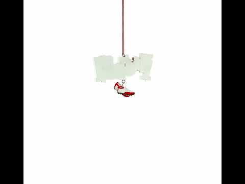 Weihnachtsbaumschmuck aus Kunstharz: Footballhelm und Stollen