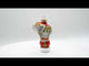 Circus Elephant on the Ball Glass Ornaments