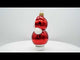 Roly-Poly Doll Glass Christmas Ornament