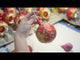 Adorno navideño con bola de vidrio soplado Bear vs. Bull, 4 pulgadas