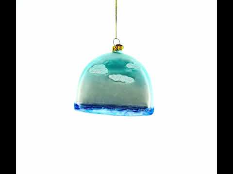 Sydney Opera House Glass Christmas Ornament