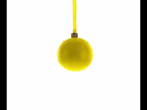 Adorno navideño de bola de cristal con expresiones faciales de guiño y beso descarado de 3,25 pulgadas