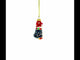 Adorable Penguin with Scarf and Hat Glass Christmas Ornament