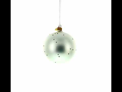France Landmarks and Symbols Glass Ball Christmas Ornament 4 Inches