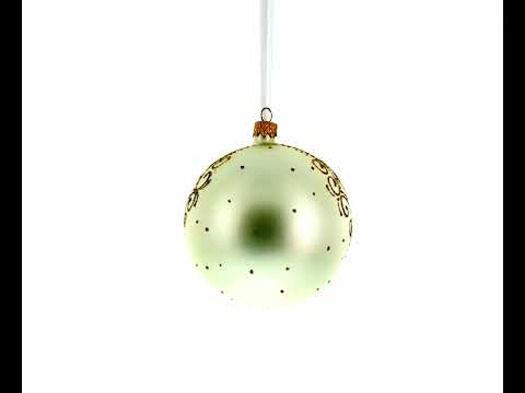 Weihnachtskugel aus Glas mit Spielkarten- und Casinochip-Motiv, 10 cm (4 Zoll)