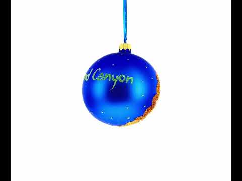 Grand-Canyon-Nationalpark, Arizona – Glaskugel-Weihnachtsschmuck, 10 cm