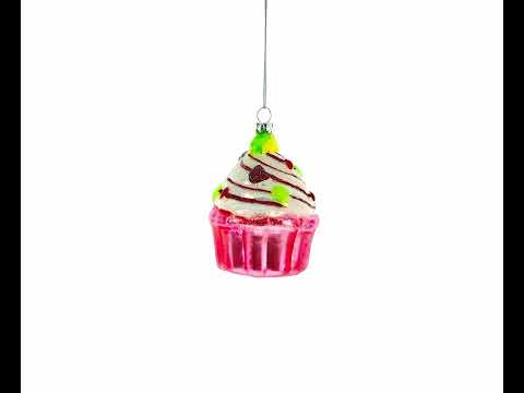 Cupcake-/Muffin-Glas-Weihnachtsschmuck