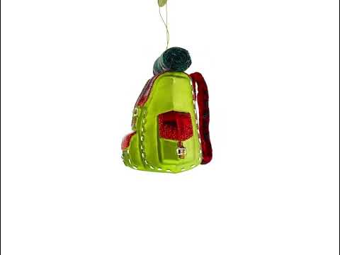 Weihnachtsschmuck aus Glas für Wanderrucksack aus Glas