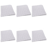 Set of 6 White Blank Create a Jigsaw Puzzles 10 Inches x 8 Inches in White color, Rectangular shape