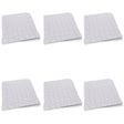 Set of 6 White Blank Create a Jigsaw Puzzles 10 Inches x 8 Inches in White color Rectangular