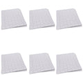Set of 6 White Blank Create a Jigsaw Puzzles 10 Inches x 8 Inches in White color Rectangular