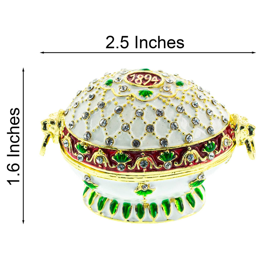 BestPysanky online gift shop sells Faberge replicas Imperial royal collectible Easter egg decorative Russian inspired style jewelry trinket box bejeweled jeweled enameled decoration figurine collection house music box crystal value for sale real