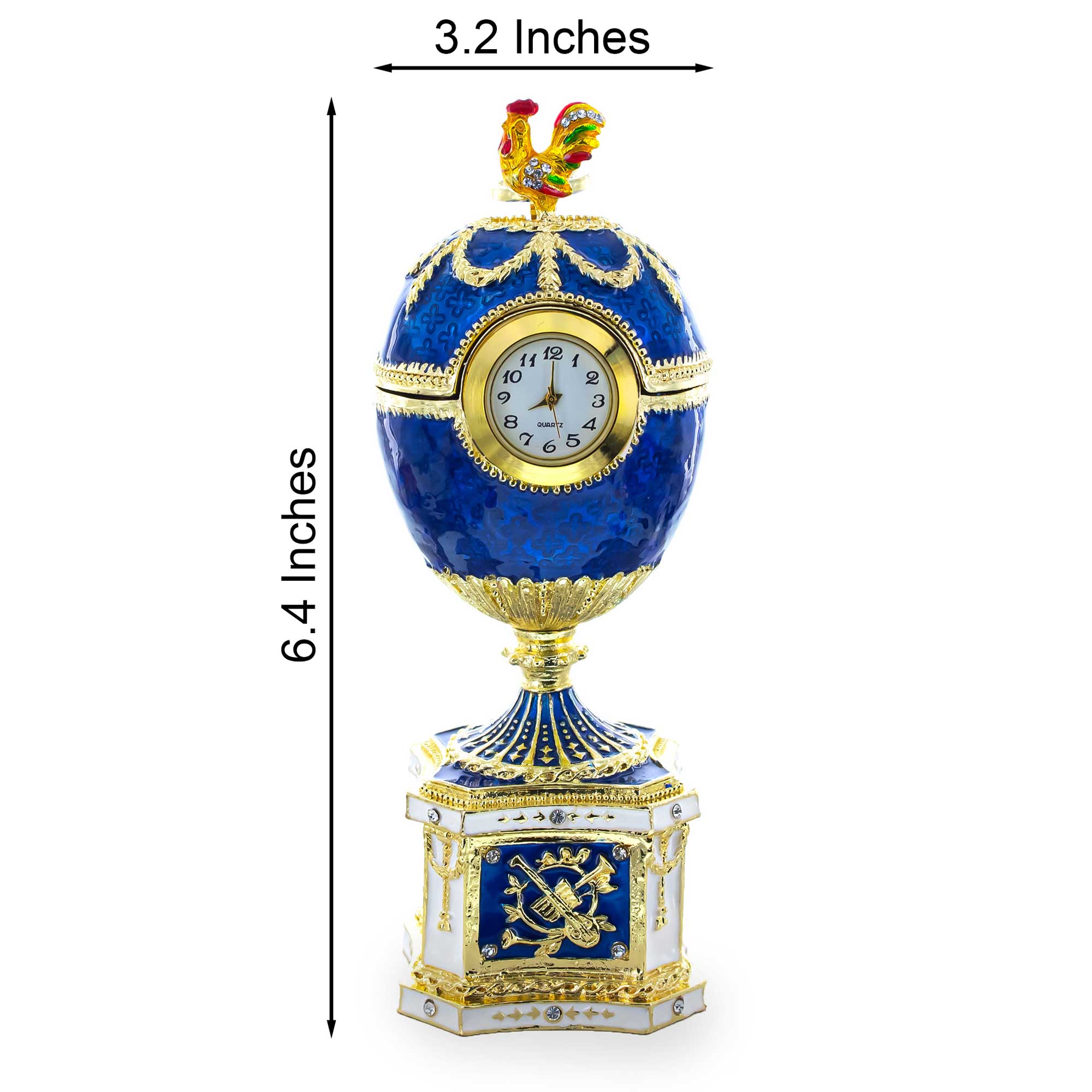 BestPysanky online gift shop sells Faberge replicas Imperial royal collectible Easter egg decorative Russian inspired style jewelry trinket box bejeweled jeweled enameled decoration figurine collection house music box crystal value for sale real