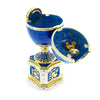 Shop 1904 Kelch Chanticleer Blue Enamel Royal Imperial Easter Egg with Clock. Buy Blue color Pewter Royal Royal Eggs Imperial for Sale by Online Gift Shop BestPysanky