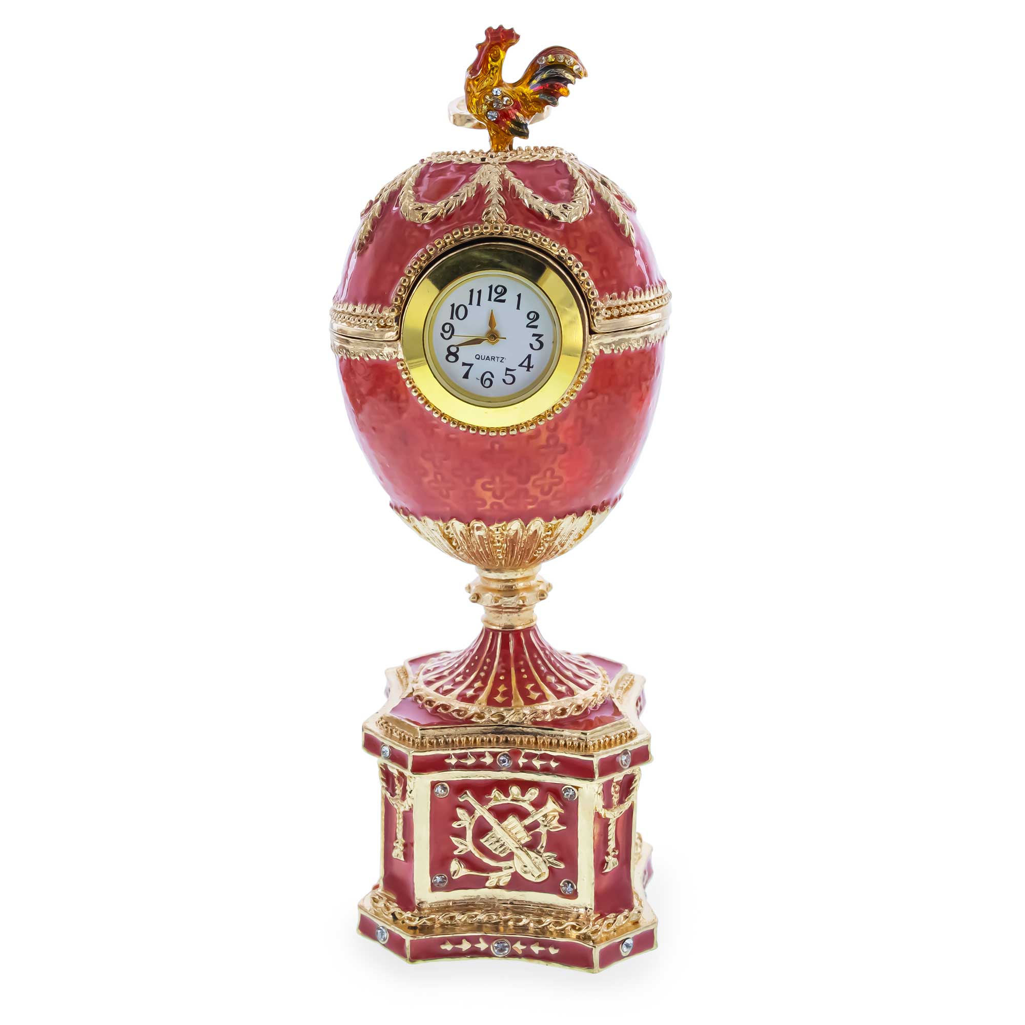 1904 Kelch Chanticleer Royal Imperial Easter Egg in Pink color