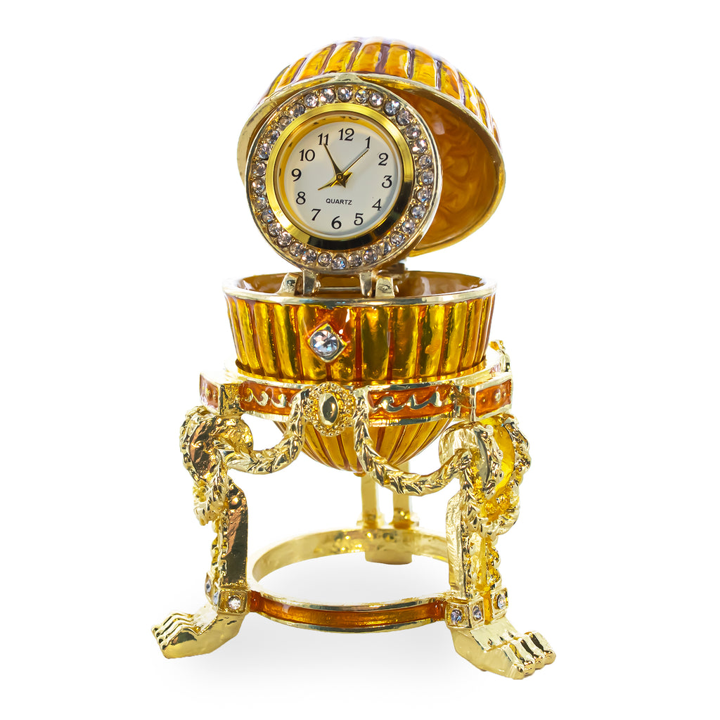 1887 Third Imperial Royal Imperial Easter Egg in Gold color Oval