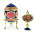 1914 Mosaic Royal Imperial Easter Egg in Pink color Oval