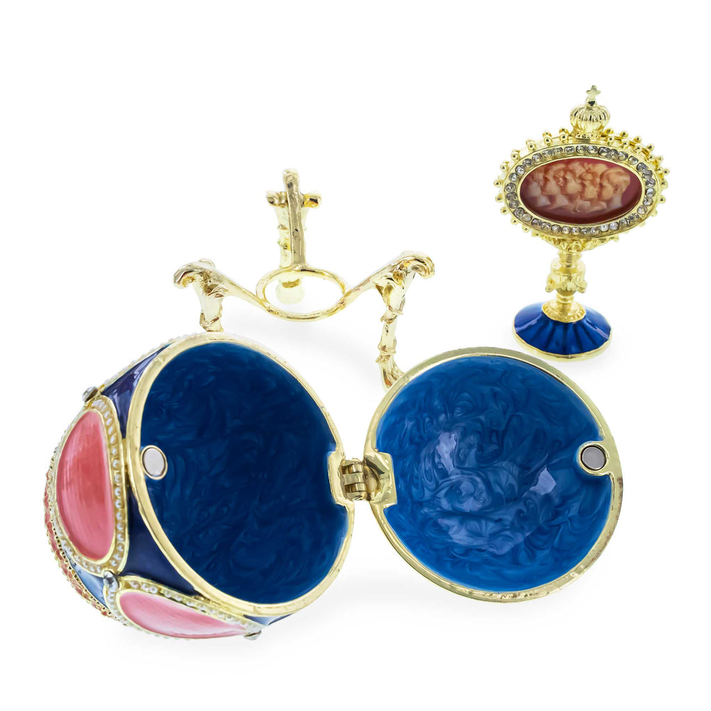 Shop 1914 Mosaic Royal Imperial Easter Egg. Buy Royal > Royal Eggs > Imperial Pink Oval