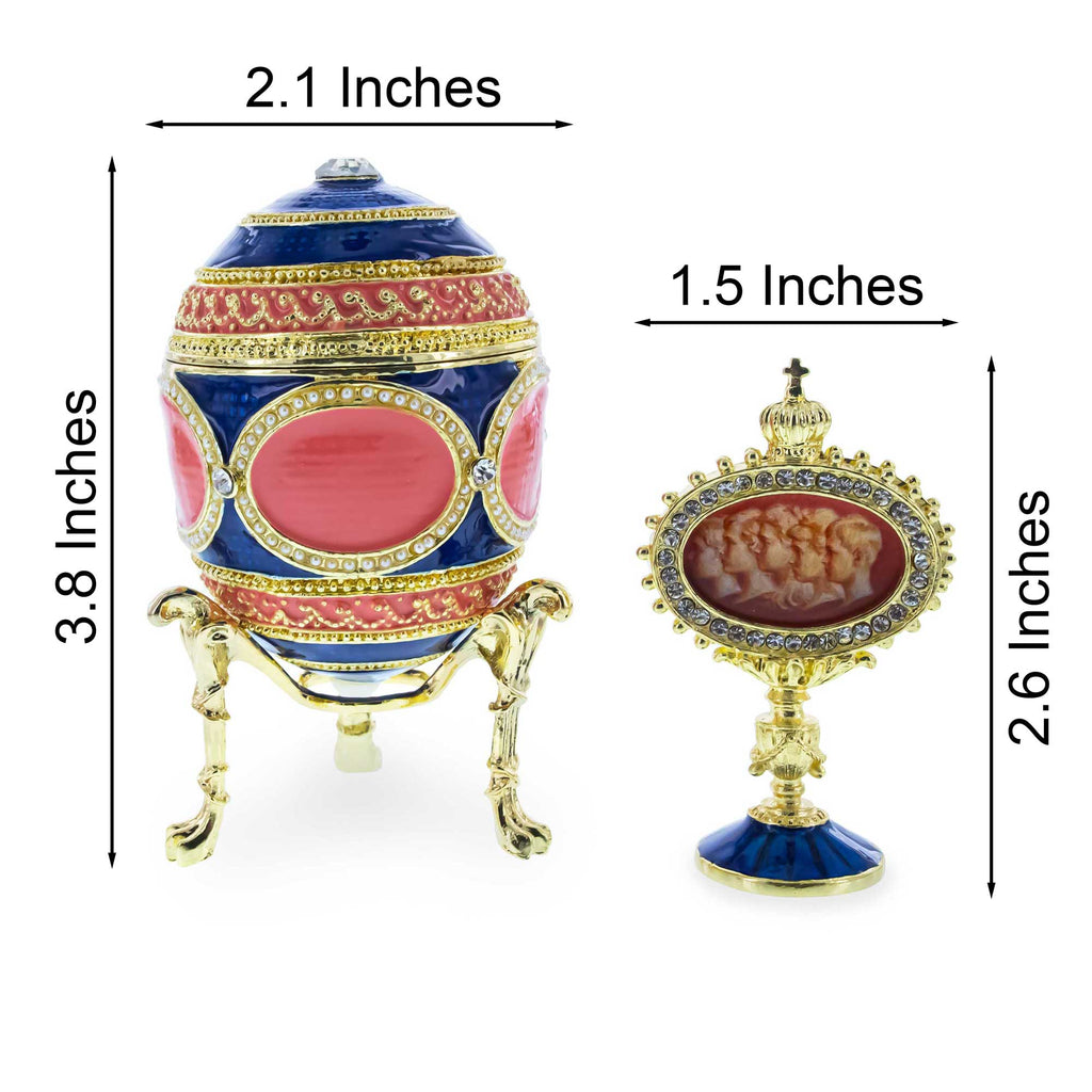 BestPysanky online gift shop sells Faberge replicas Imperial royal collectible Easter egg decorative Russian inspired style jewelry trinket box bejeweled jeweled enameled decoration figurine collection house music box crystal value for sale real
