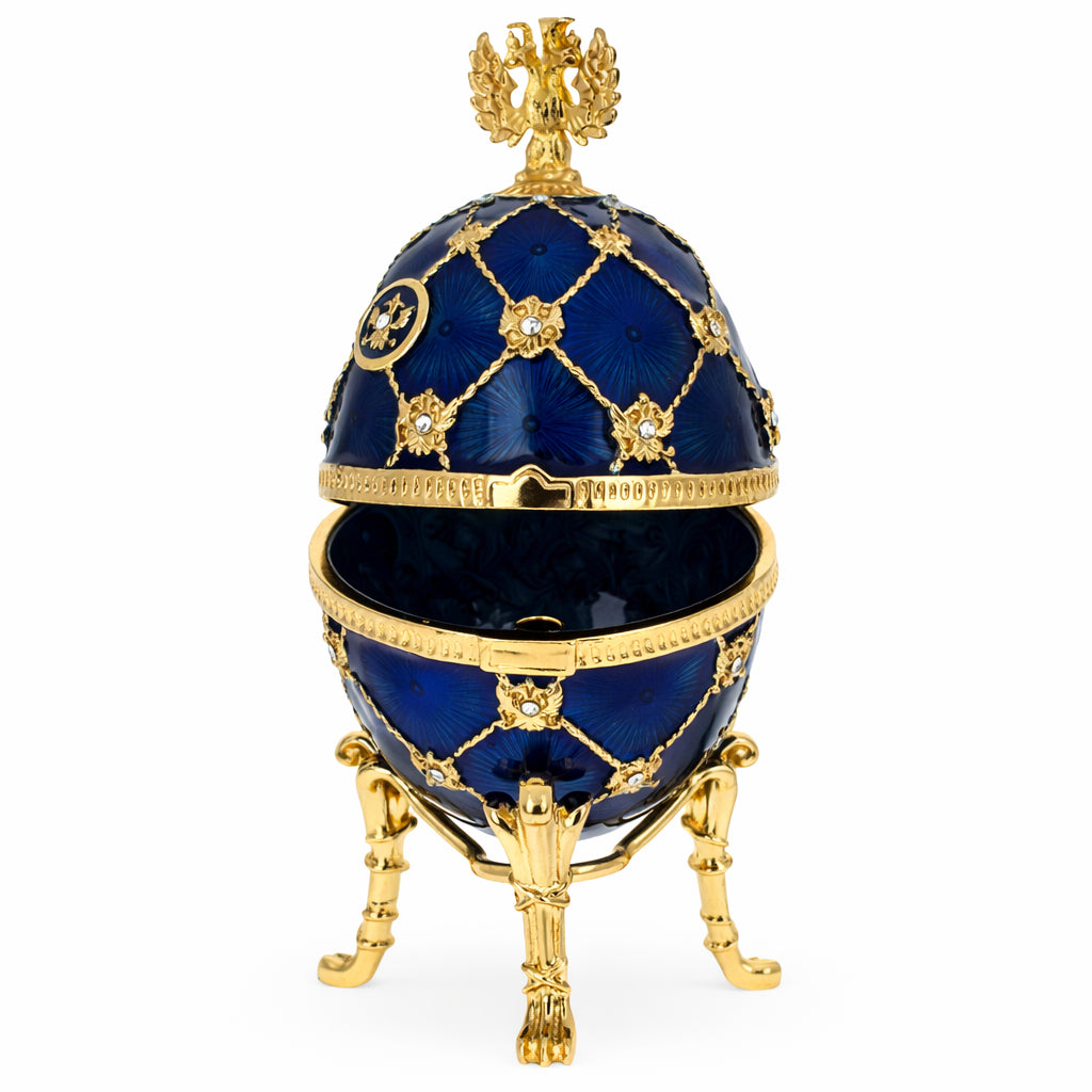 Shop Coat of Arms Blue Royal Inspired Easter Egg. Buy Royal > Royal Eggs > Inspired Blue Oval