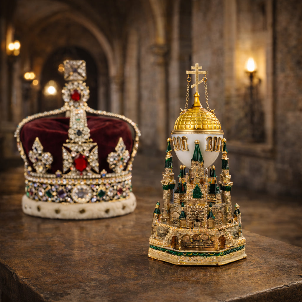 Buy Royal Royal Eggs Imperial Musical Figurines by BestPysanky Online Gift Ship