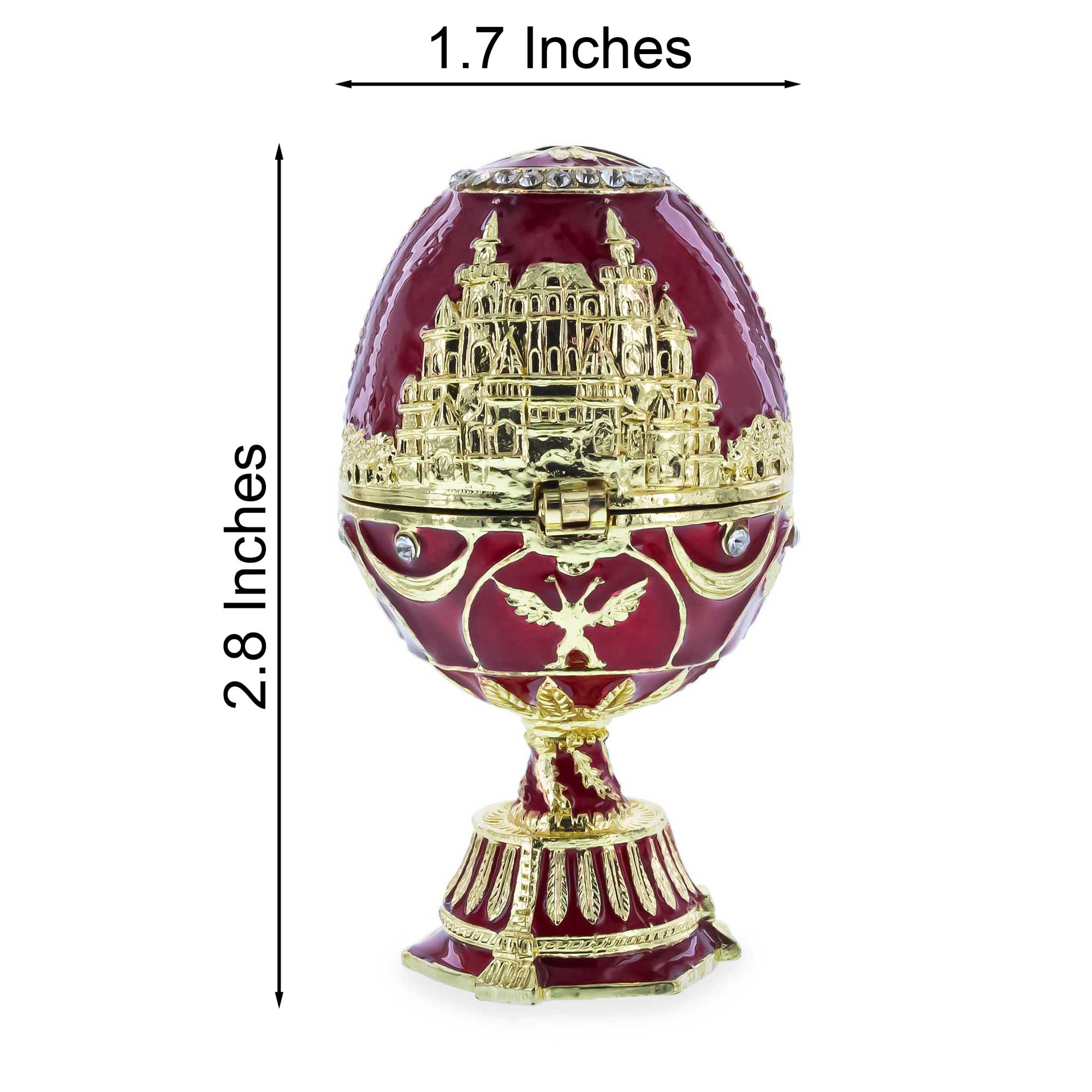 BestPysanky online gift shop sells Faberge replicas Imperial royal collectible Easter egg decorative Russian inspired style jewelry trinket box bejeweled jeweled enameled decoration figurine collection house music box crystal value for sale real