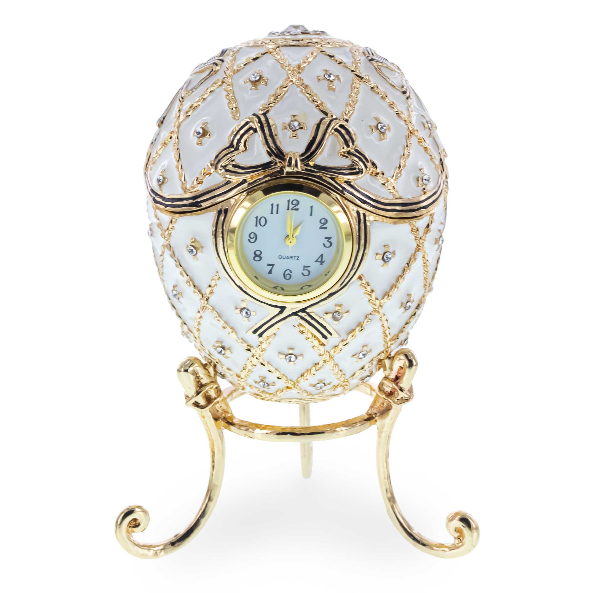 1916 Order of St. George Royal Imperial Easter Egg in White color Oval