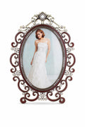 Royal Style Picture Frame 9.7 Inches in Multi color Oval