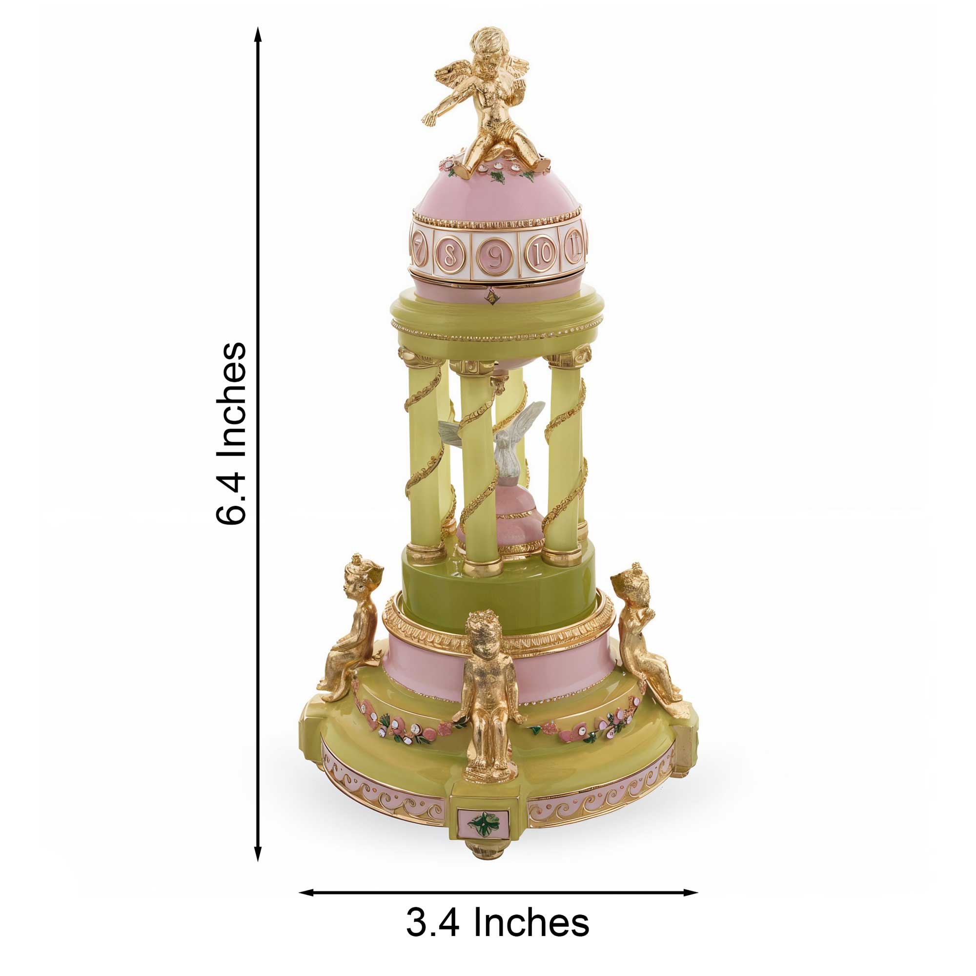 BestPysanky online gift shop sells Faberge replicas Imperial royal collectible Easter egg decorative Russian inspired style jewelry trinket box bejeweled jeweled enameled decoration figurine collection house music box crystal value for sale real