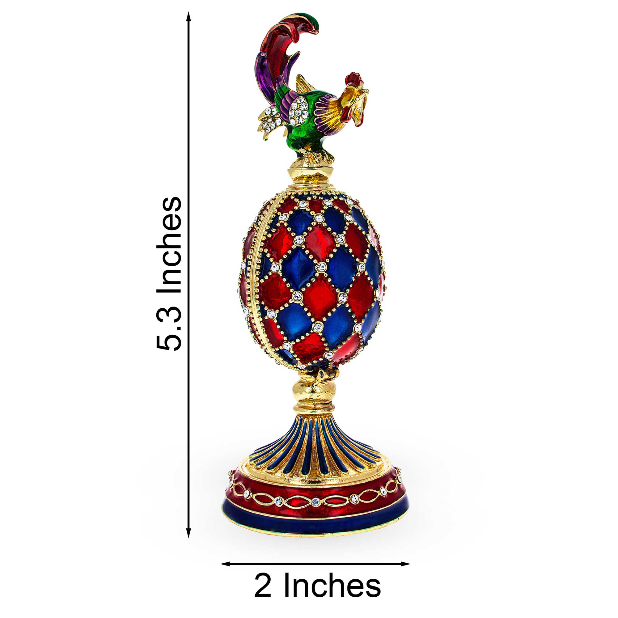 BestPysanky online gift shop sells Faberge replicas Imperial royal collectible Easter egg decorative Russian inspired style jewelry trinket box bejeweled jeweled enameled decoration figurine collection house music box crystal value for sale real