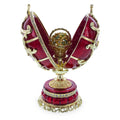1899–1903 Spring Flowers Royal Imperial Easter Egg in Red color Oval