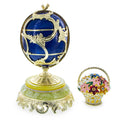 1899–1903 Spring Flowers Royal Imperial Easter Egg 9 Inches in Red color Oval