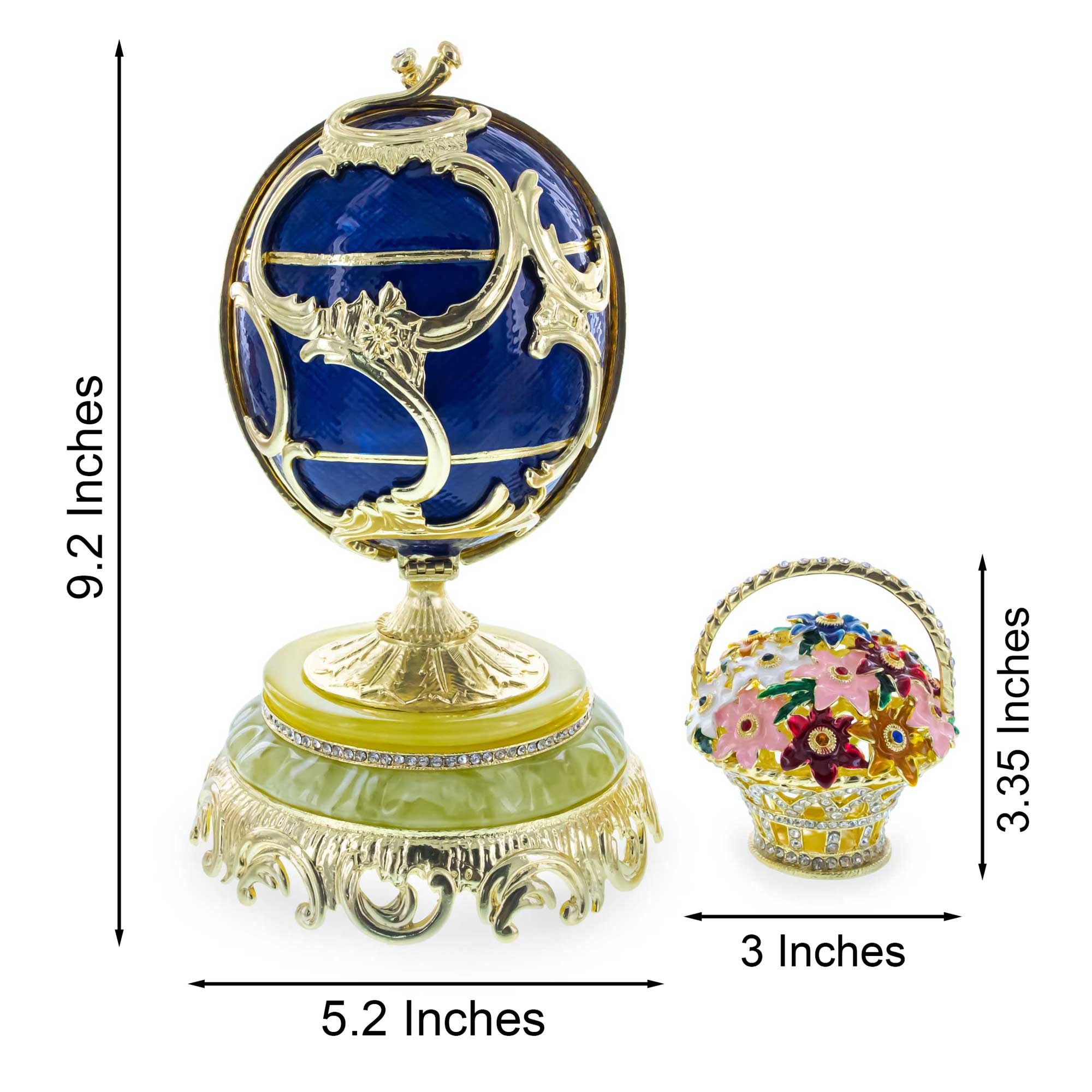 BestPysanky online gift shop sells Faberge replicas Imperial royal collectible Easter egg decorative Russian inspired style jewelry trinket box bejeweled jeweled enameled decoration figurine collection house music box crystal value for sale real