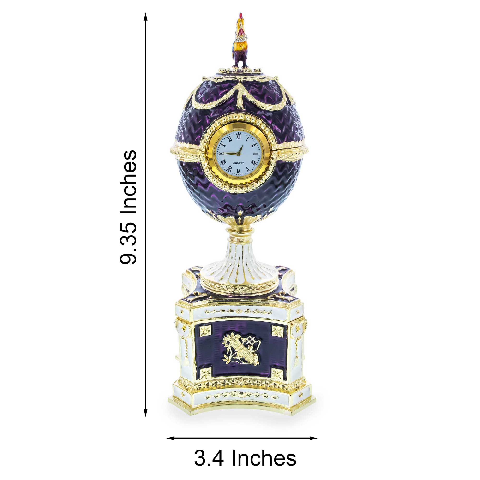 BestPysanky online gift shop sells Faberge replicas Imperial royal collectible Easter egg decorative Russian inspired style jewelry trinket box bejeweled jeweled enameled decoration figurine collection house music box crystal value for sale real