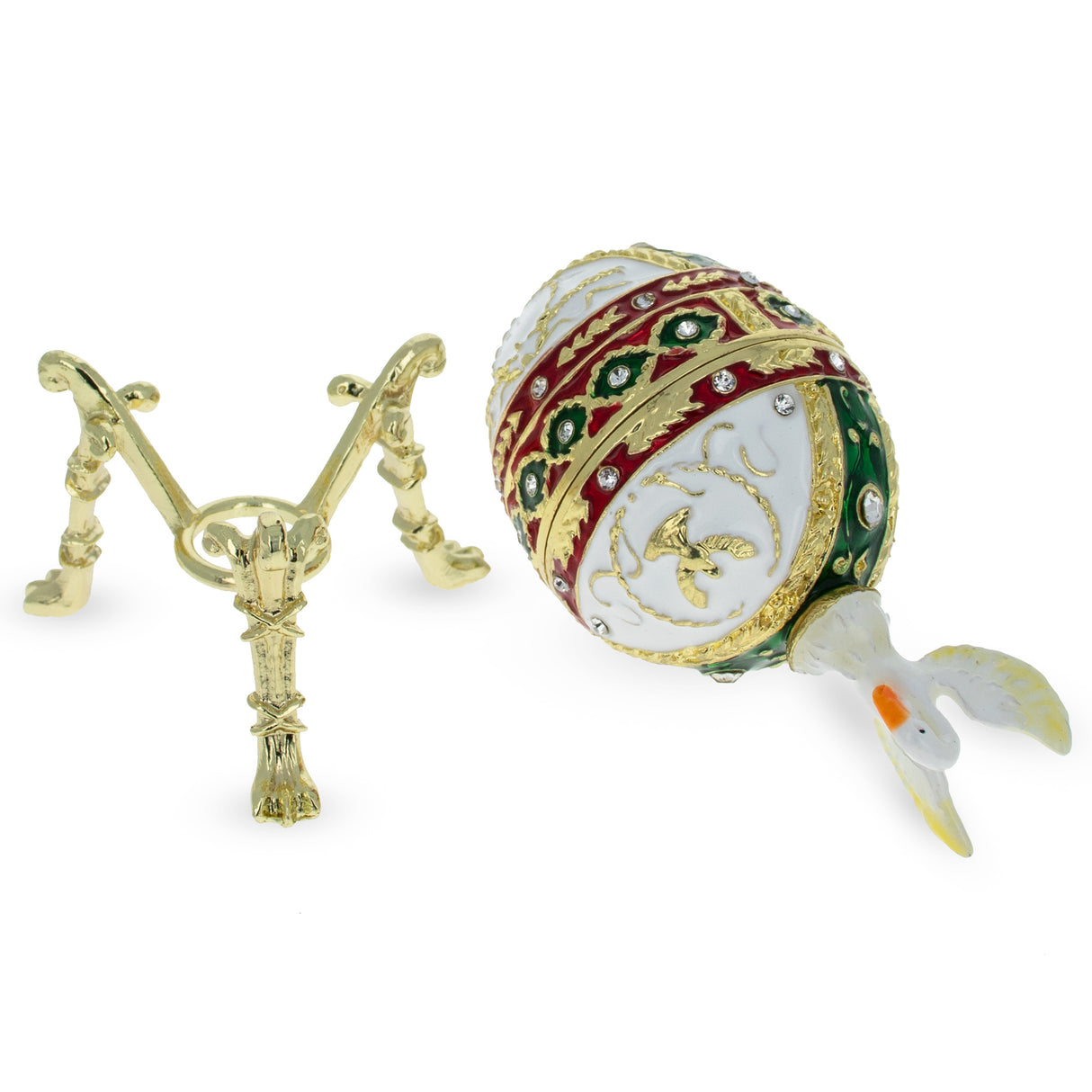 Shop 1898 Pelican Royal Imperial Easter Egg. Pewter Royal Royal Eggs Imperial for Sale by Online Gift Shop BestPysanky