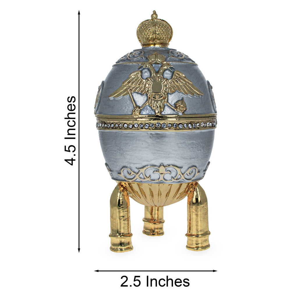 BestPysanky online gift shop sells Faberge replicas Imperial royal collectible Easter egg decorative Russian inspired style jewelry trinket box bejeweled jeweled enameled decoration figurine collection house music box crystal value for sale real