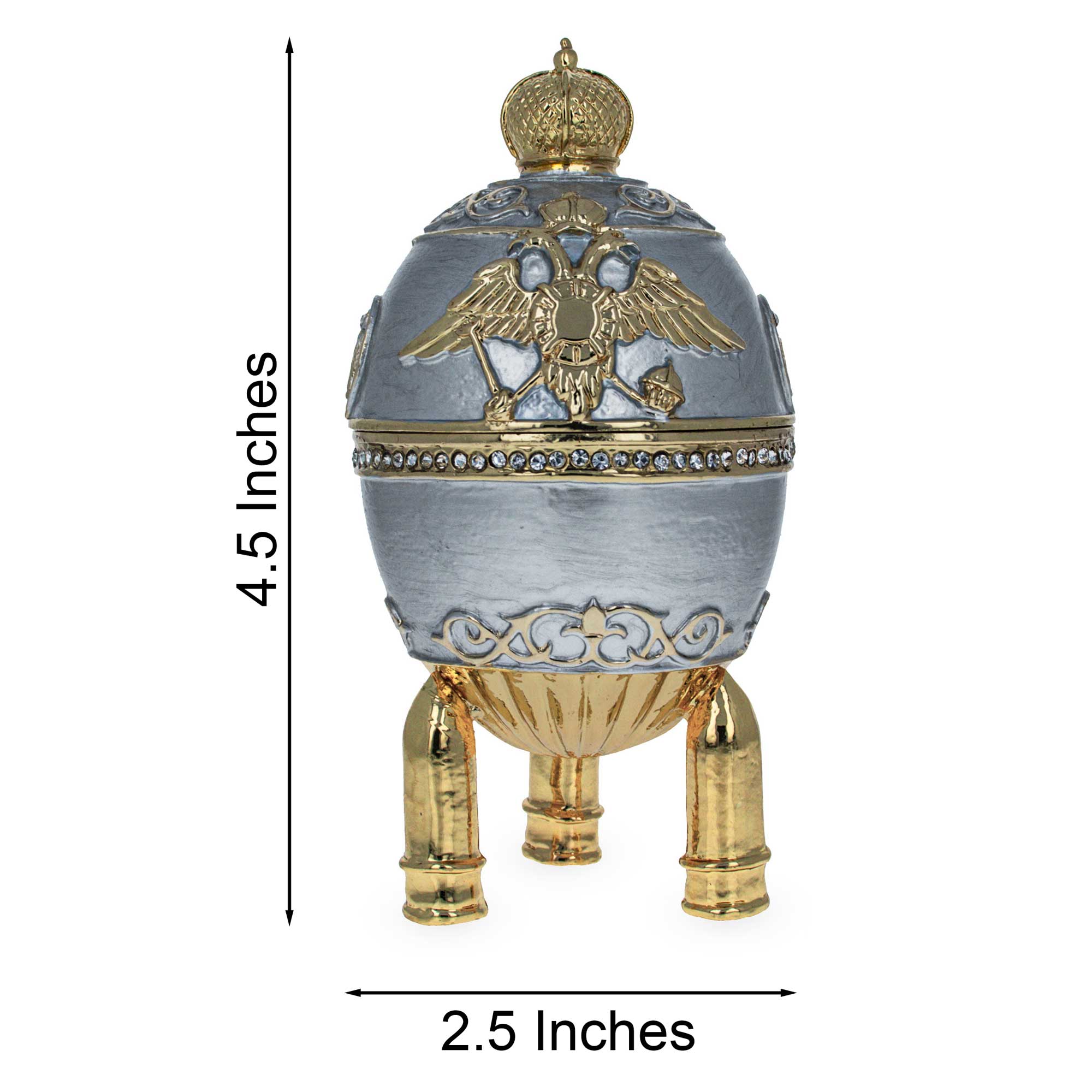 BestPysanky online gift shop sells Faberge replicas Imperial royal collectible Easter egg decorative Russian inspired style jewelry trinket box bejeweled jeweled enameled decoration figurine collection house music box crystal value for sale real