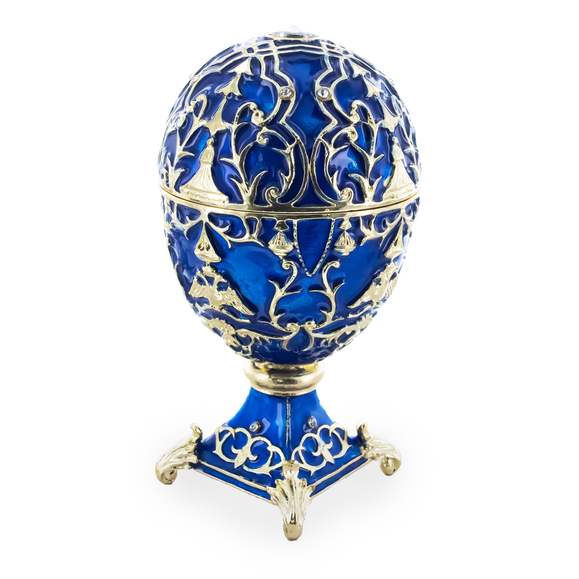 1912 Tsarevich Royal Easter EggCzech Republic , dimensions in inches: 4.5 x 2.5 x 2.5