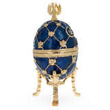 BestPysanky online gift shop sells Faberge replicas Imperial royal collectible Easter egg decorative Russian inspired style jewelry trinket box bejeweled jeweled enameled decoration figurine collection house music box crystal value for sale real