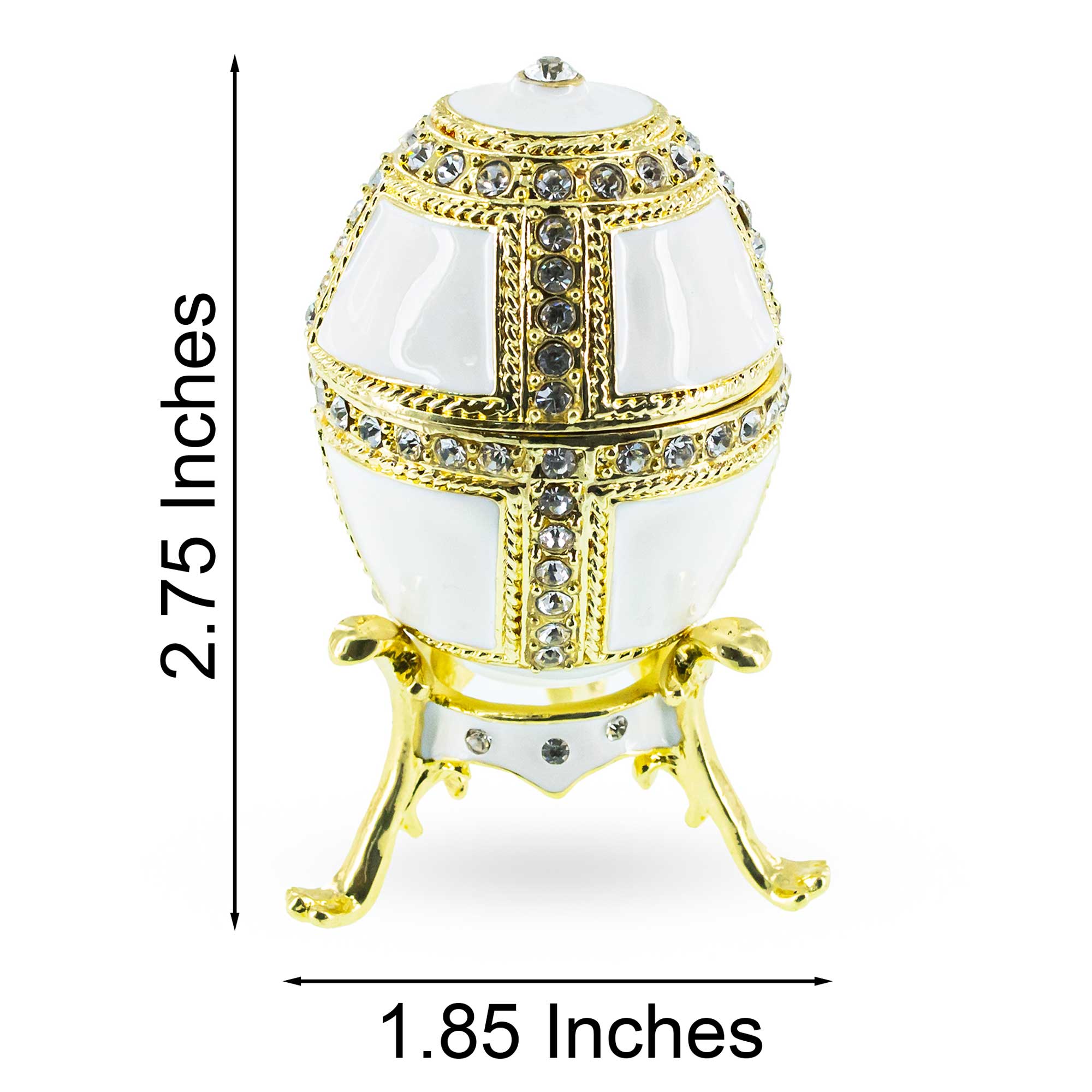 BestPysanky online gift shop sells Faberge replicas Imperial royal collectible Easter egg decorative Russian inspired style jewelry trinket box bejeweled jeweled enameled decoration figurine collection house music box crystal value for sale real