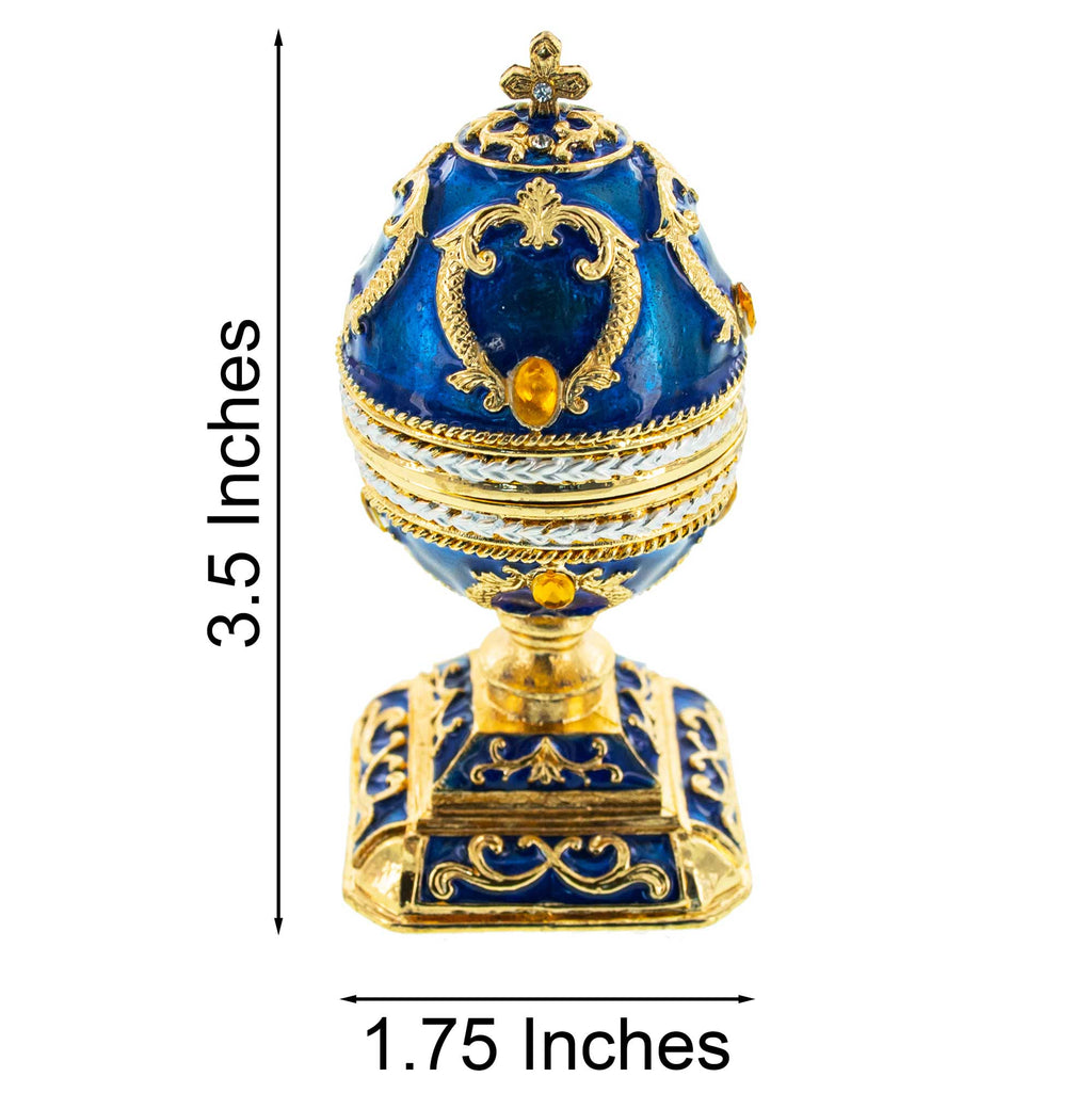 BestPysanky online gift shop sells Faberge replicas Imperial royal collectible Easter egg decorative Russian inspired style jewelry trinket box bejeweled jeweled enameled decoration figurine collection house music box crystal value for sale real