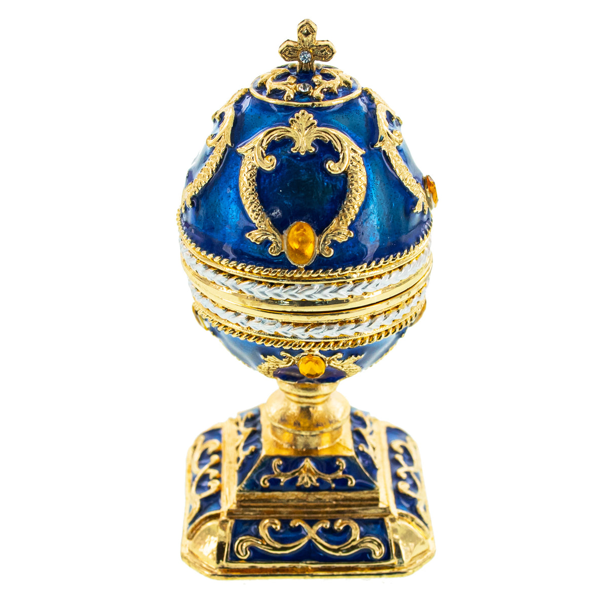 BestPysanky online gift shop sells Faberge replicas Imperial royal collectible Easter egg decorative Russian inspired style jewelry trinket box bejeweled jeweled enameled decoration figurine collection house music box crystal value for sale real