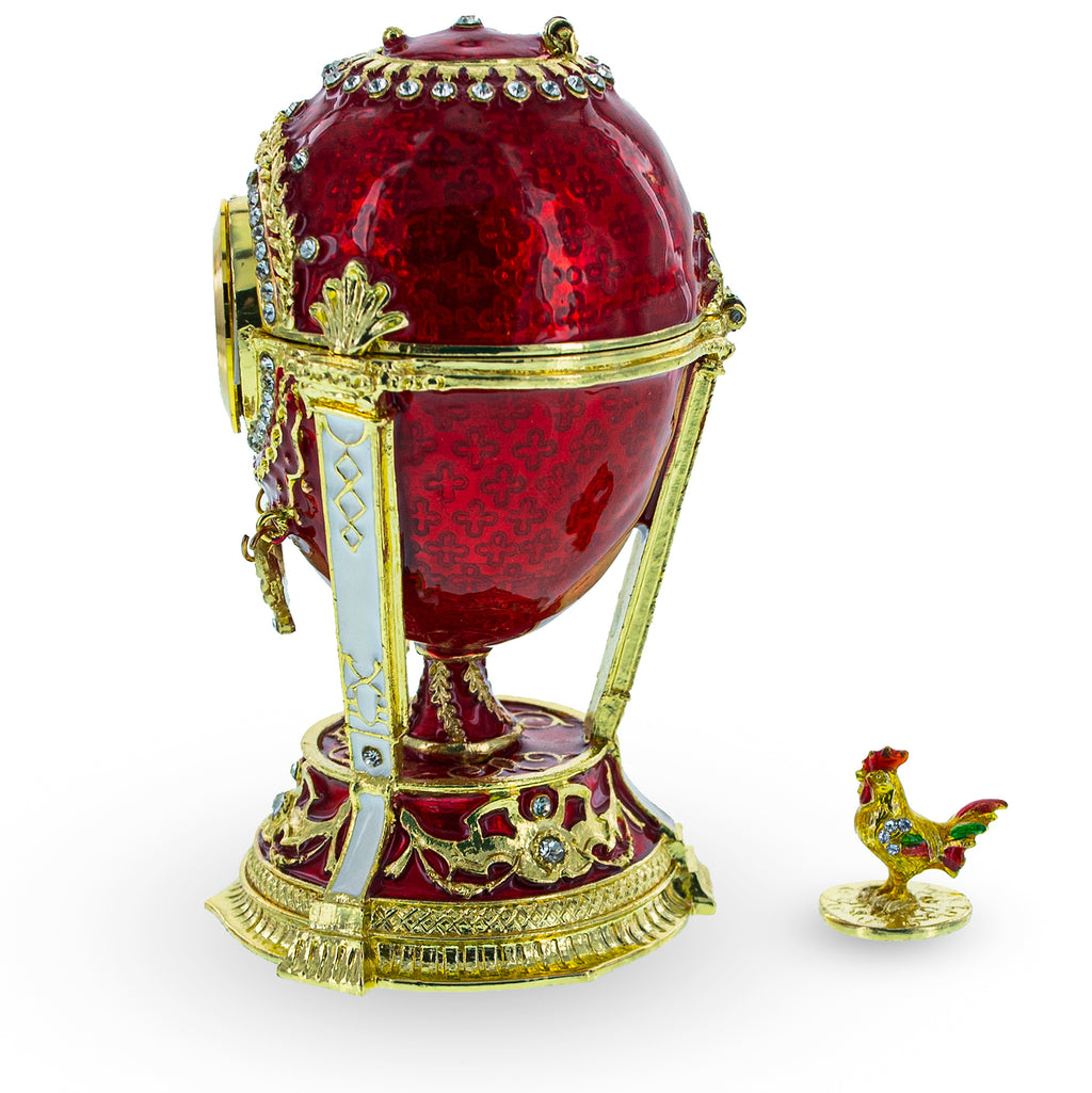BestPysanky online gift shop sells Faberge replicas Imperial royal collectible Easter egg decorative Russian inspired style jewelry trinket box bejeweled jeweled enameled decoration figurine collection house music box crystal value for sale real