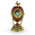 1900 Cockerel Royal Imperial Easter Egg in Red in Red color Oval