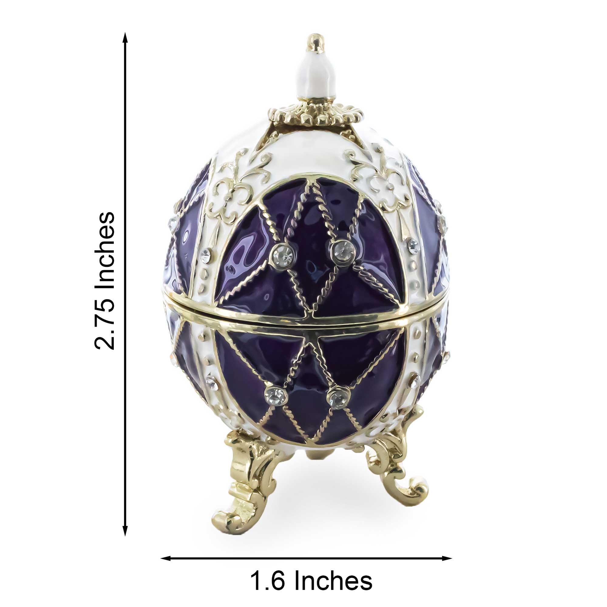 BestPysanky online gift shop sells Faberge replicas Imperial royal collectible Easter egg decorative Russian inspired style jewelry trinket box bejeweled jeweled enameled decoration figurine collection house music box crystal value for sale real
