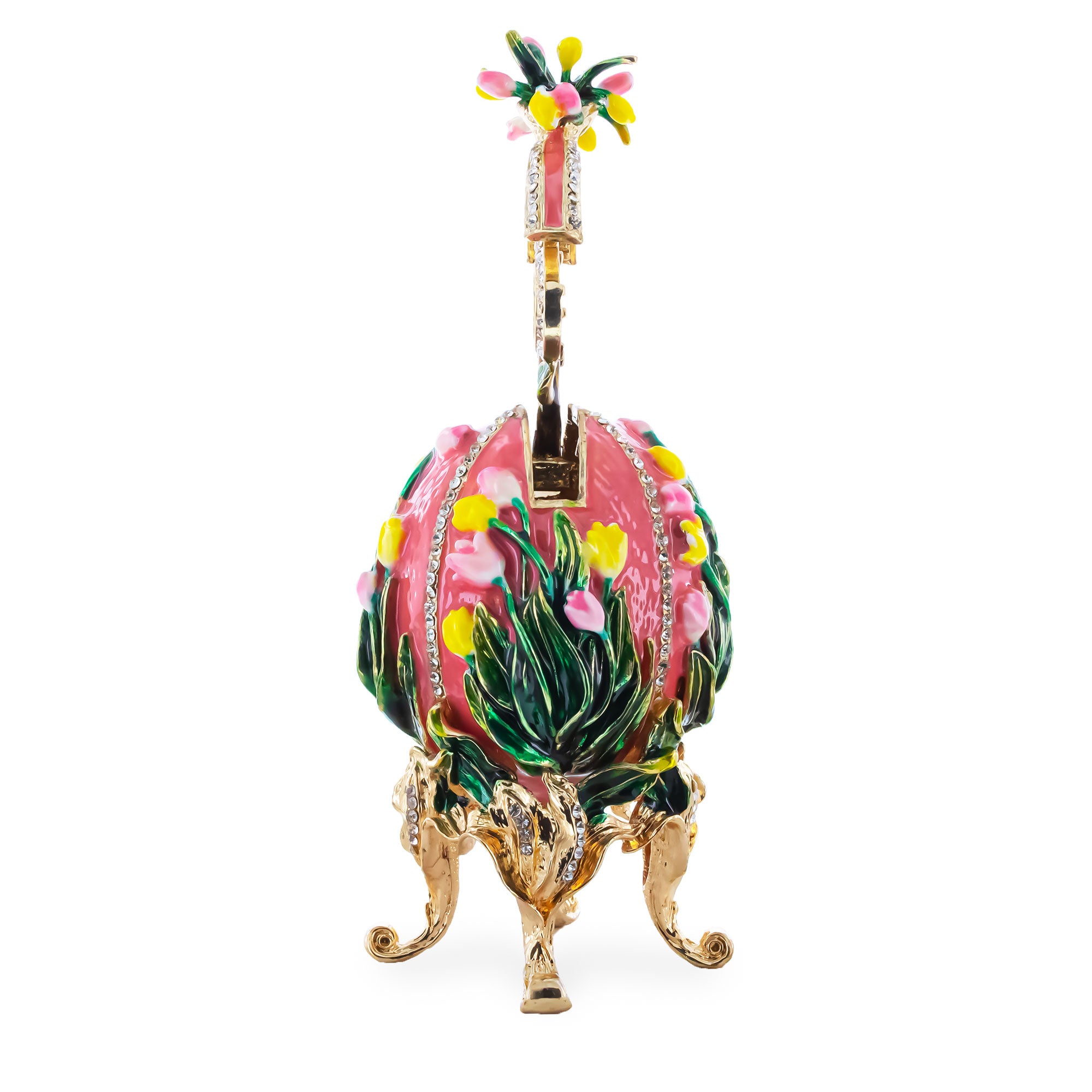 Shop 1898 Lilies of the Valley Royal Imperial Metal Easter Egg in Pink. Buy Royal > Royal Eggs > Imperial Pink Oval