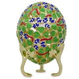1902 Clover Leaf Royal Imperial Easter Egg in Green color, Oval shape